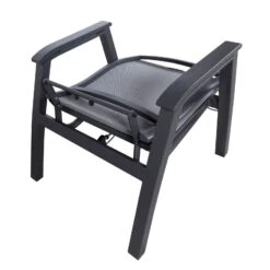 Loungesessel 'Paris', Grau/schwarz -Gartentopf Geschäft 3910302694 Loungesessel Paris inkl Auflage 1 118561