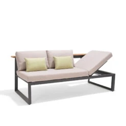 Dining-Bank 'Jimmy', 3-Sitzer, Grau, Ca. 191 X 89 X 75 Cm -Gartentopf Geschäft 3910302713 Dining Bank Jimmy 3 Sitzer inkl Auflagen 1 5 121620