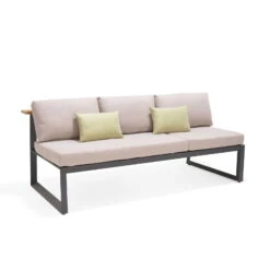 Dining-Bank 'Jimmy', 3-Sitzer, Grau, Ca. 191 X 89 X 75 Cm -Gartentopf Geschäft 3910302713 Dining Bank Jimmy 3 Sitzer inkl Auflagen 4 121611