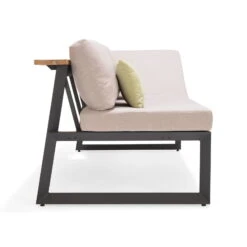 Dining-Bank 'Jimmy', 3-Sitzer, Grau, Ca. 191 X 89 X 75 Cm -Gartentopf Geschäft 3910302713 Dining Bank Jimmy 3 Sitzer inkl Auflagen 6 121609