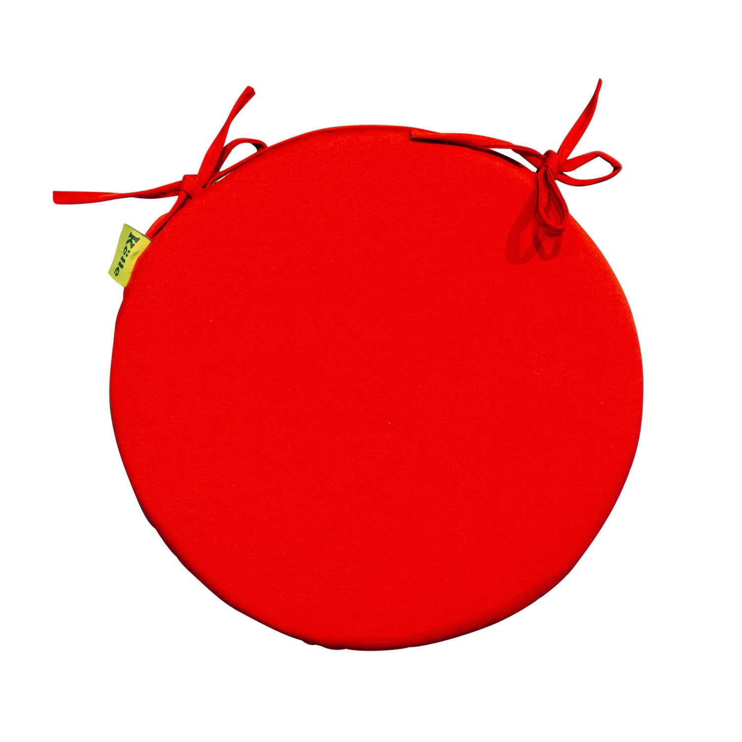 Stuhlauflage 'Rogra', Rot, Ca. Ø 39 X 3,5 Cm 3 Stuhlauflage 'Rogra', Rot, Ca. Ø 39 X 3,5 Cm