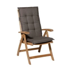 Madison Hochlehnerauflage 'Oxford Outdoor', Taupe, Ca. 123 X 50 Cm -Gartentopf Geschäft 3910409017 Hochlehnerauflage Oxford Outdoor Taupe 3 97627