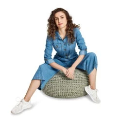 Best Pouf 'Ronda', Natur, Ca. 55 X 55 X 41 Cm 6 Best Pouf 'Ronda', Natur, Ca. 55 X 55 X 41 Cm -Gartentopf Geschäft 3910409174 Pouf Ronda naturel 3 100708