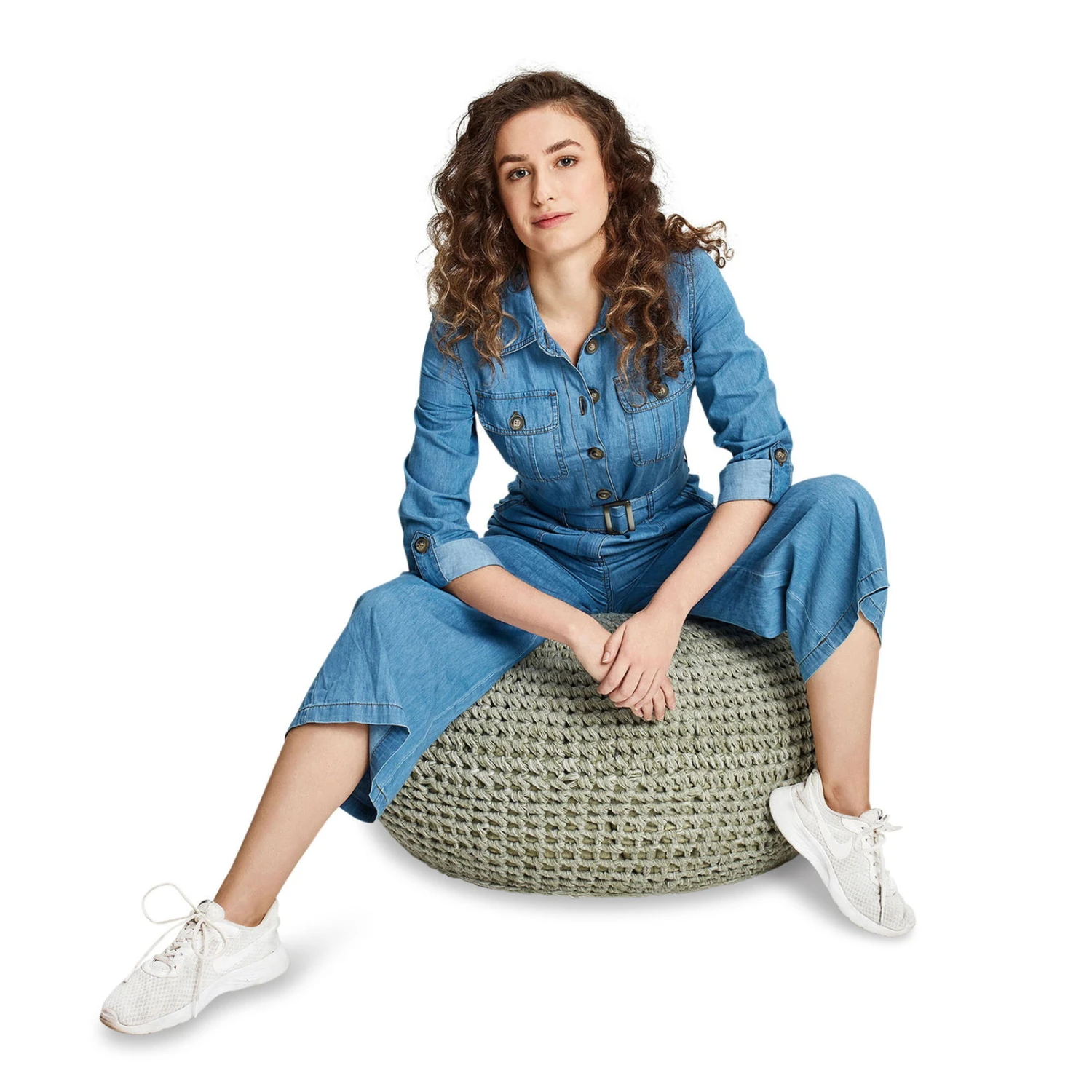 Best Pouf 'Ronda', Natur, Ca. 55 X 55 X 41 Cm 4 Best Pouf 'Ronda', Natur, Ca. 55 X 55 X 41 Cm – Bild 2