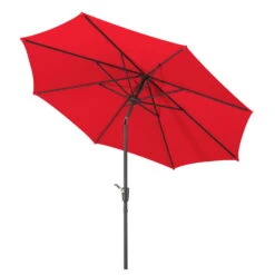 Mittelstockschirm 'Harlem', Ø Ca. 270 Cm -Gartentopf Geschäft 3910501920 Sonnenschirm Harlem rot 6 90182