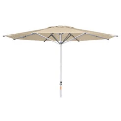 Doppler Sonnenschirm 'Alu-Expert Teleskop', Ø 400 Cm, Natur