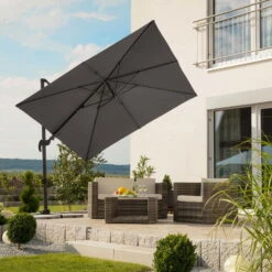 Schneider Sonnenschirm Rhodos Eco Twist, 270 X 270 Cm