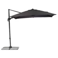 Schneider Sonnenschirm Rhodos Eco Twist, 270 X 270 Cm -Gartentopf Geschäft 3910502975 Sonnenschirm Rhodos eco TWIST ca.270x270cm anthrazit1 71323