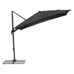 Schneider Sonnenschirm Rhodos Eco Twist, 270 X 270 Cm -Gartentopf Geschäft 3910502975 Sonnenschirm Rhodos eco TWIST ca.270x270cm anthrazit3 71337