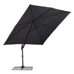 Schneider Sonnenschirm Rhodos Eco Twist, 270 X 270 Cm -Gartentopf Geschäft 3910502975 Sonnenschirm Rhodos eco TWIST ca.270x270cm anthrazit5 71335