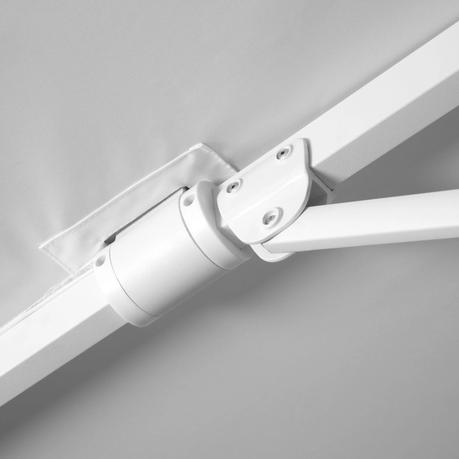 Pendelschirm 'Rhodos Twist Bianco', Ca. 300 X 300 Cm, Weiss 12 Pendelschirm 'Rhodos Twist Bianco', Ca. 300 X 300 Cm, Weiss – Bild 10