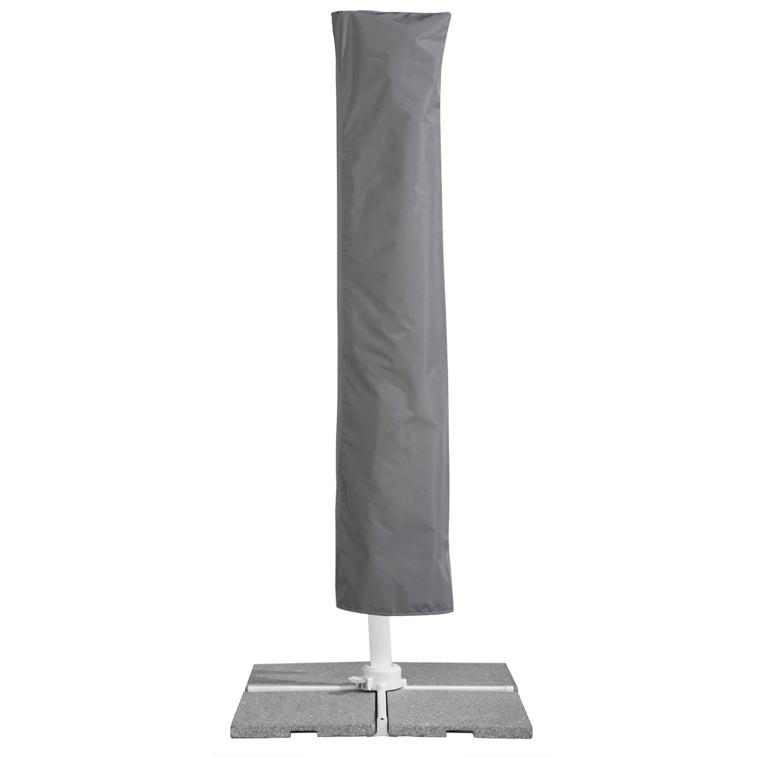 Pendelschirm 'Rhodos Twist Bianco', Ca. 300 X 300 Cm, Weiss 9 Pendelschirm 'Rhodos Twist Bianco', Ca. 300 X 300 Cm, Weiss – Bild 7