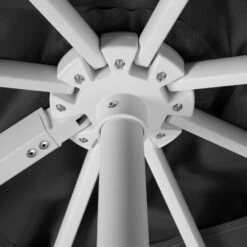 Pendelschirm 'Rhodos Twist Bianco', Ca. 300 X 300 Cm -Gartentopf Geschäft 3910503195 Sonnenschirm Rhodos Twist Bianco anthrazit 4 90643