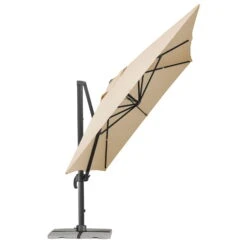 Sonnenschirm 'Rhodos Grande', 300 X 400 Cm, Natur -Gartentopf Geschäft 3910503199 Sonnenschirm Rhodos Grande natur 5 91456