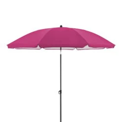 Doppler Beach-Sonnenschirm 'Como', Pink, Ø Ca. 160 Cm -Gartentopf Geschäft 3910503289 beach sonnenschirm pink 7 120144