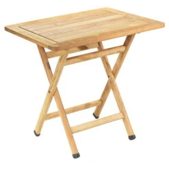 Holztisch 'Matera', Buchenholz, Ca. 80 X 60 X 75 Cm -Gartentopf Geschäft 3910700456 Holztisch Matera 80x60cm 1 102337