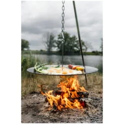 Hängeschale Petromax, Schwarz, Stahl, Ca. Ø 56 X H 28,7 Cm -Gartentopf Geschäft 3920150157 petromax haenge feuerschale fuer dreibein 2 121063