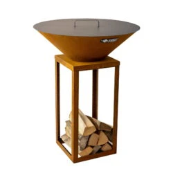 Metalldeckel Für Feuerstelle 'Fyro', Ø Ca. 80 Cm -Gartentopf Geschäft 3920502247 Metalldeckel fuer Feuerstelle Fyro ca 80cm rund 2 119667