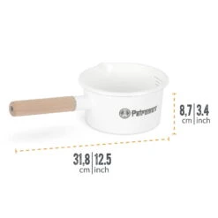 Petromax Stieltopf, Weiß, Edelstahl/Holz, Ca. 1 Liter 9 Petromax Stieltopf, Weiß, Edelstahl/Holz, Ca. 1 Liter -Gartentopf Geschäft 3920502264 petromax emaille stieltopf 1 121456