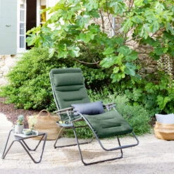 Lafuma Relaxsessel Futura XL, Stahlrohr/BeComfort ® -Gartentopf Geschäft 3930400996 Relaxsessel Futura XL Be Comfort Olive 4 105741