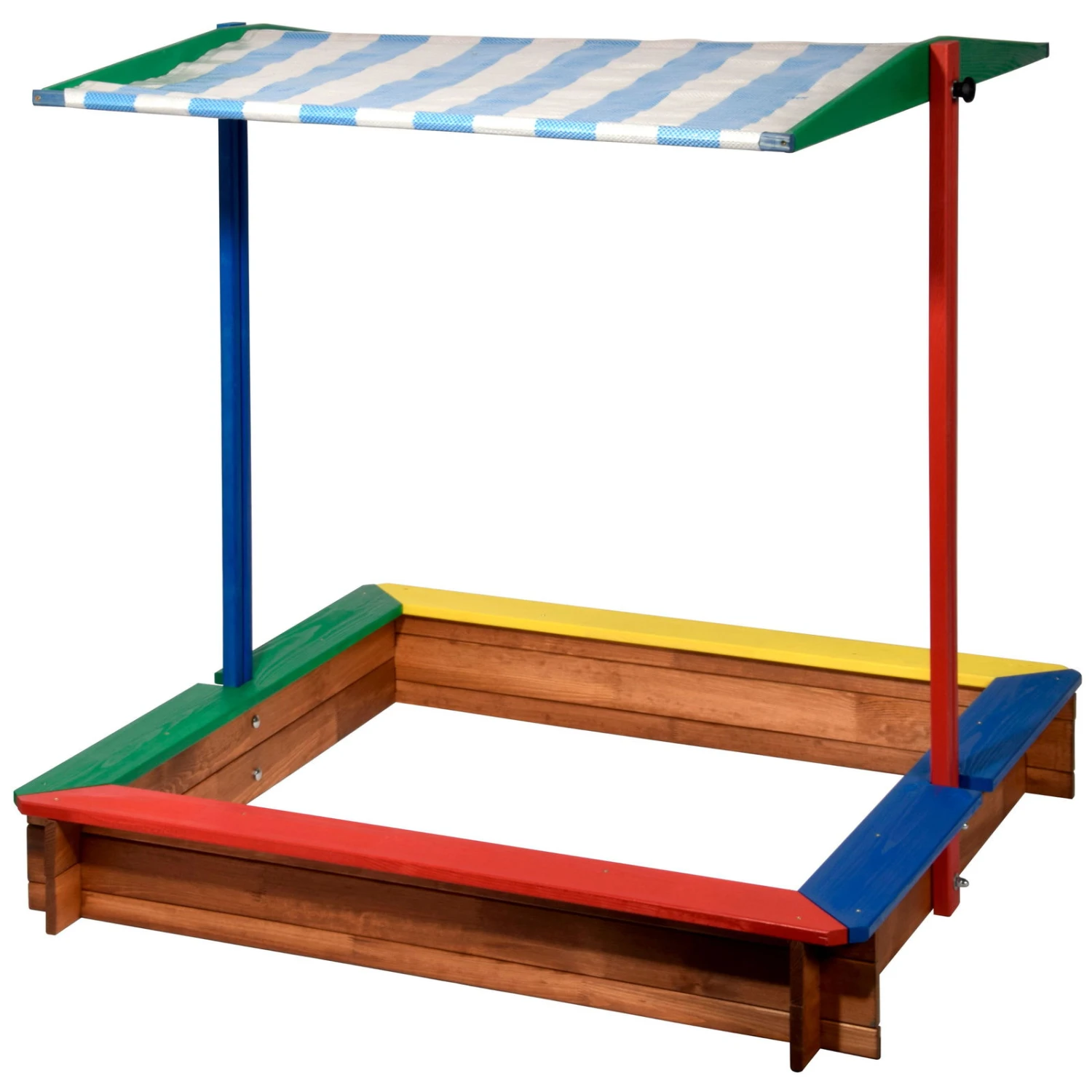 Sandkasten Inkl. Dach, Bunt, 120 X 120 X 120 Cm 4 Sandkasten Inkl. Dach, Bunt, 120 X 120 X 120 Cm – Bild 2