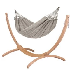 LA SIESTA Doppel-Hängematte Brisa, Almond, Outdoor Material, Bis 160 Kg, Wetterfest -Gartentopf Geschäft 3940200281 Doppel Haengematte Brisa almond Outdoor Material 3 61237