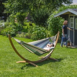 LA SIESTA Hängematte 'Modesta', Olive, L 300 X B 140 Cm 16 LA SIESTA Hängematte 'Modesta', Olive, L 300 X B 140 Cm -Gartentopf Geschäft 3940200331 Single Haengematte Modesta Olive Bio Baumwolle 4 106174