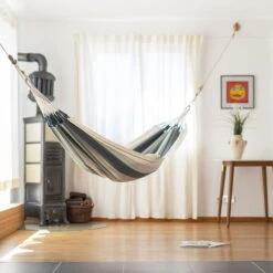 LA SIESTA Hängematte 'Modesta', Olive, L 300 X B 140 Cm 12 LA SIESTA Hängematte 'Modesta', Olive, L 300 X B 140 Cm -Gartentopf Geschäft 3940200331 Single Haengematte Modesta Olive Bio Baumwolle 7 106170