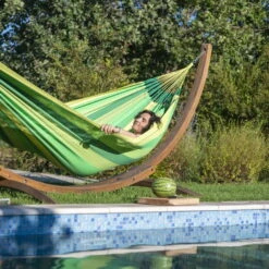 LA SIESTA Hängematte 'Modesta', Jungle -Gartentopf Geschäft 3940200334 Doppel Haengematte Modesta Jungle Bio Baumwolle 2 106103