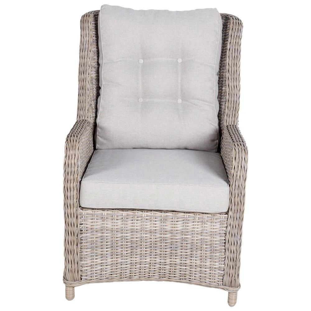 Kölle Geflecht-Sessel 'Heidelberg' Rattanbraun, Verstellbar, Inkl. Auflage 4 Kölle Geflecht-Sessel 'Heidelberg' Rattanbraun, Verstellbar, Inkl. Auflage – Bild 2