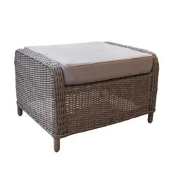 Relax-Hocker, Polyrattan, Braun, 46 X 60 X 74 Cm