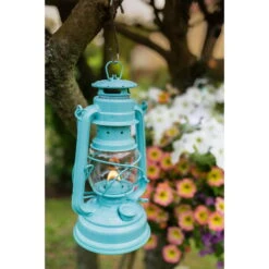 Feuerhand Sturmlaterne 'Baby Special 267', Grün, 26,5 X 13,5 X 15 Cm -Gartentopf Geschäft 3990100188 feuerhand sturmlaterne 5 121576