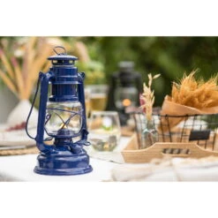 Feuerhand Sturmlaterne 'Baby Special 267', Blau, 26,5 X 13,5 X 15 Cm -Gartentopf Geschäft 3990100190 feuerhand sturmlaterne 1 1 121590