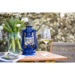 Feuerhand Sturmlaterne 'Baby Special 267', Blau, 26,5 X 13,5 X 15 Cm -Gartentopf Geschäft 3990100190 feuerhand sturmlaterne 4 121586