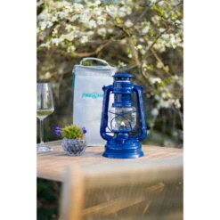 Feuerhand Sturmlaterne 'Baby Special 267', Blau, 26,5 X 13,5 X 15 Cm -Gartentopf Geschäft 3990100190 feuerhand sturmlaterne 5 121591