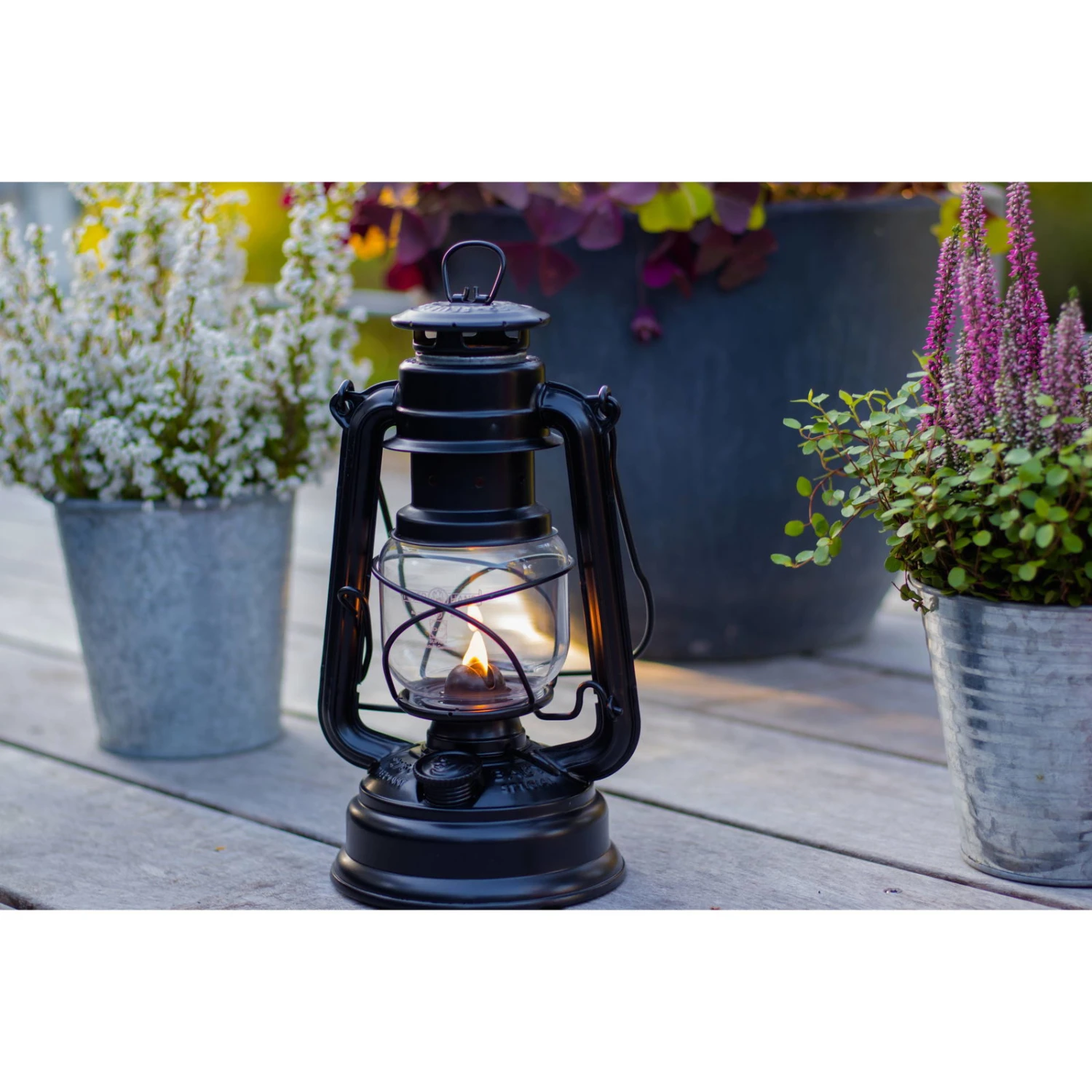 Feuerhand Sturmlaterne 'Baby Special 276', Mattschwarz, 26,5 X 13,5 X 15 Cm 6 Feuerhand Sturmlaterne 'Baby Special 276', Mattschwarz, 26,5 X 13,5 X 15 Cm – Bild 4