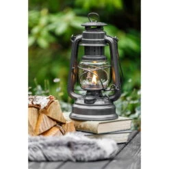 Feuerhand Sturmlaterne 'Baby Special 276', Sparkling Iron, 26,5 X 13,5 X 15 Cm -Gartentopf Geschäft 3990100201 feuerhand sturmlaterne 2 121852