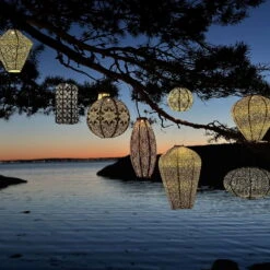 Solarlaterne 'Oval 40', Taupe, Ø 40 X 27 Cm -Gartentopf Geschäft 72462 lumiz IMG 8262 123930 5