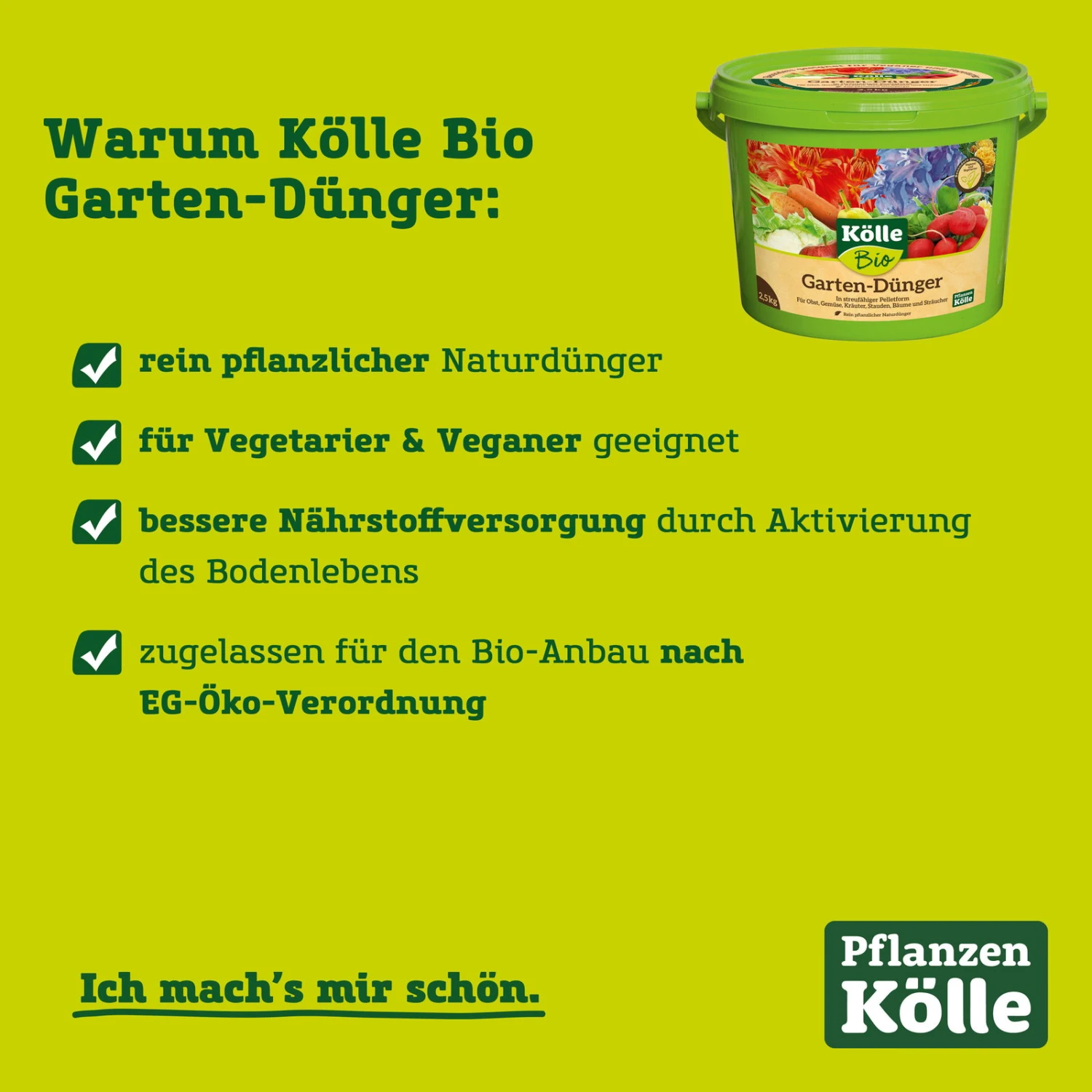 Kölle Bio Gartendünger 10 Kg 4 Kölle Bio Gartendünger 10 Kg – Bild 2